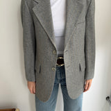 Amazing grey and blue blazer