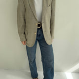 Beautiful Givenchy pale checkered blazer