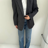 Stunning grey contrasted blazer