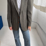 Unique green patterned blazer