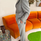 Stunning vintage YSL suit in grey