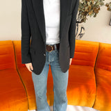 Dark green heavy wool blazer