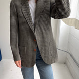 Unique green patterned blazer