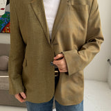 Contrasted blazer in green tones (Express shipping)