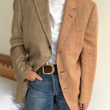 Gorgeous beige and pink silk and light wool weave