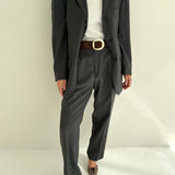 Stunning green/grey suit