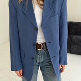 Blue linen Dior blazer