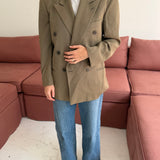 Beautiful brown double-breasted Armani blazer