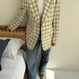 Stunning retro vintage linen blazer