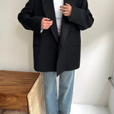 Double breasted smoking blazer