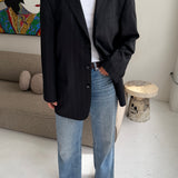 Black pinstriped Dior blazer