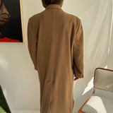 Stunning heavy wool caramel coat