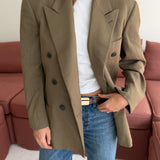 Beautiful brown double-breasted Armani blazer