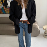 Beautiful vintage black Dior blazer with stripes
