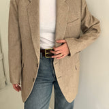 Pale structured blazer