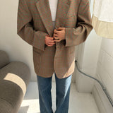 Multicolor checkered Blazer