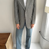 Amazing grey and blue blazer