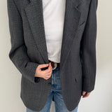 Stunning grey contrasted blazer