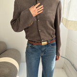 Structured houndstooth bomber jacket