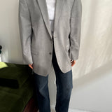 Light grey wool blazer