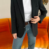 Dark green heavy wool blazer