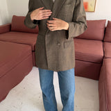 Ralph Lauren double-breasted blazer in plaid