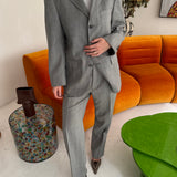 Stunning vintage YSL suit in grey