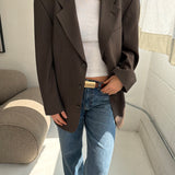 Vintage YSL blazer in brown