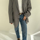 Beautiful checkered scottish wool blazer