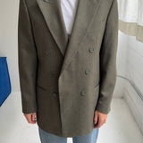 Stunning green double-breasted blazer
