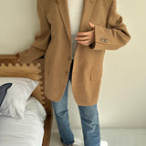 Camel coloured blazer