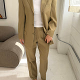 Stunning vintage Dior suit in taupe