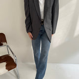 Stunning grey toned contrasted blazer