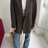 Stunning double-breasted Armani blazer in brown