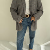 Beautiful checkered scottish wool blazer