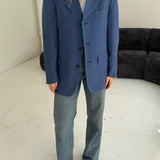Blue linen Dior blazer