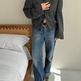 Tweed black and white bomber