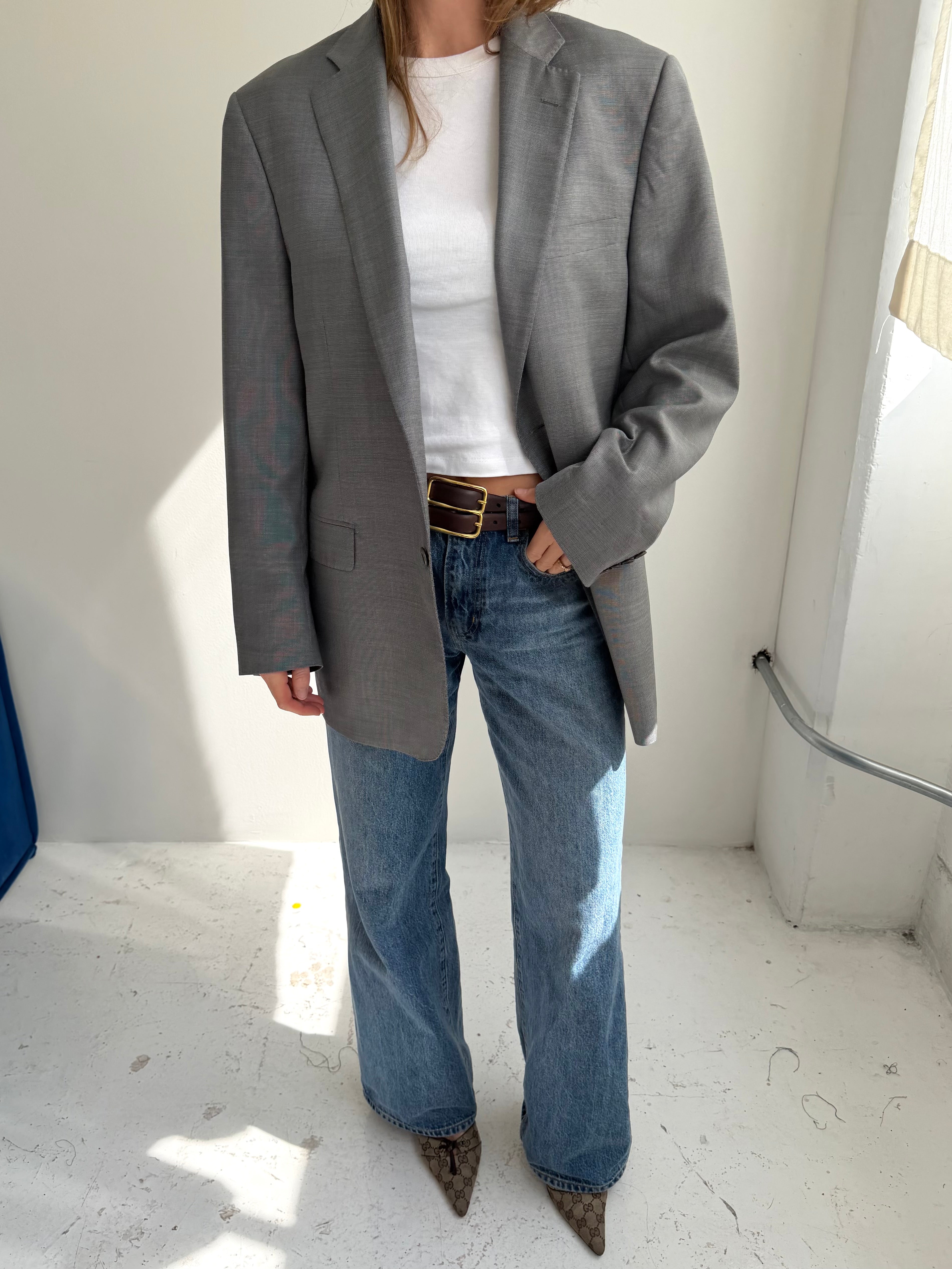 Beautiful Ermenegildo Zegna in light grey – Havre Studio Vintage