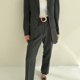 Stunning green/grey suit