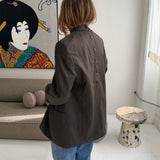 Stunning khaki button back blazer