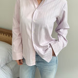 Baby pink contrasted shirt