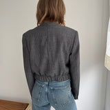 Black and grey toned bomber