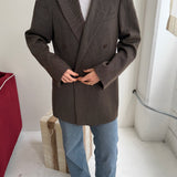 Stunning double-breasted Armani blazer in brown