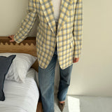Stunning retro vintage linen blazer