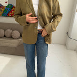 Contrasted blazer in green tones (Express shipping)
