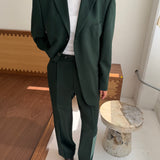Stunning green suit