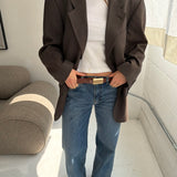 Vintage YSL blazer in brown