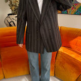 Beautiful double breasted thick wool blazer