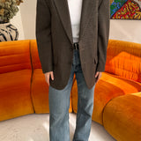 Valentino brown houndstooth blazer