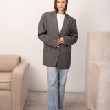 Grey oversized Hailey blazer